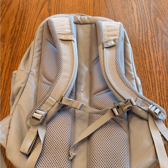 The North Face Gray Jester Backpack with teal accents - Picture 6 of 12